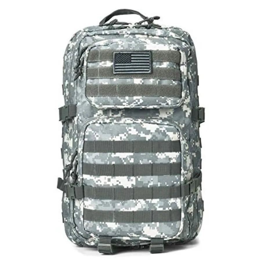 Canvas Military Tactical Backpack Molle Assault Pack