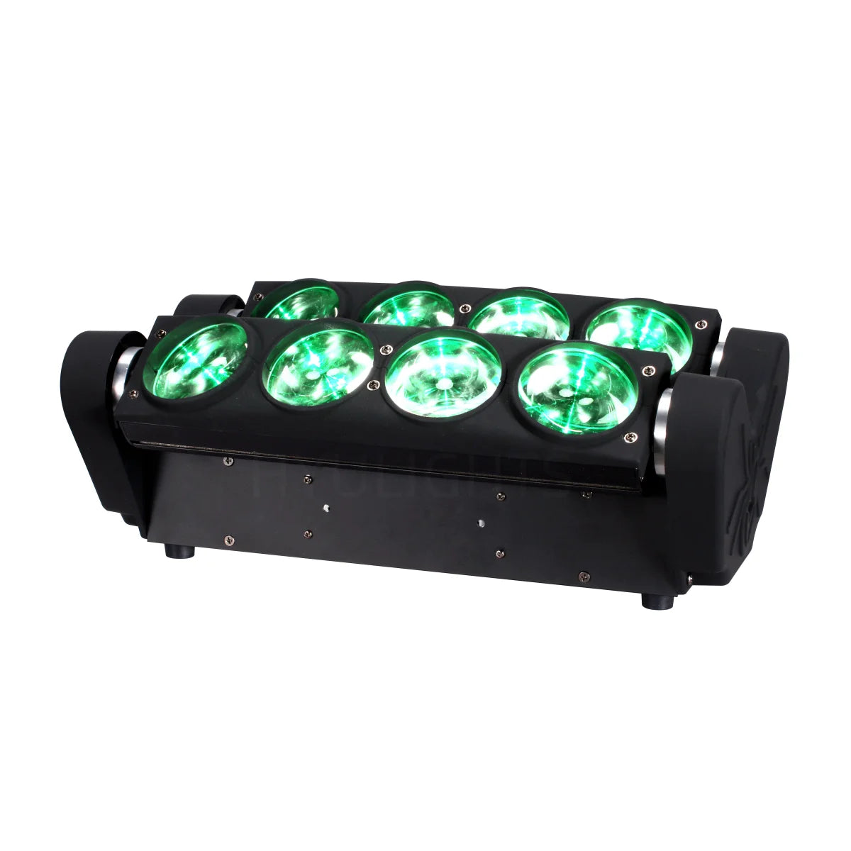 2PCS 8x15W 4in1 RGBW Beam Moving Head Wash DJ Bar Strobe Stage Effects Led Spider Light