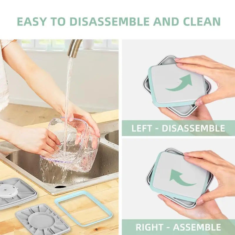 ANKOU One-Click BPA-Free Three-Piece Airtight Food Storage Containers