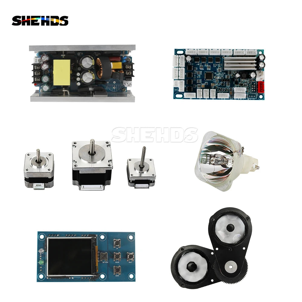SHEHDS Bulb Beam 275W Moving Head Lighting 8+8+8-Prism With Flight Case For Dj Disco Night Club Wedding Stage Equipment