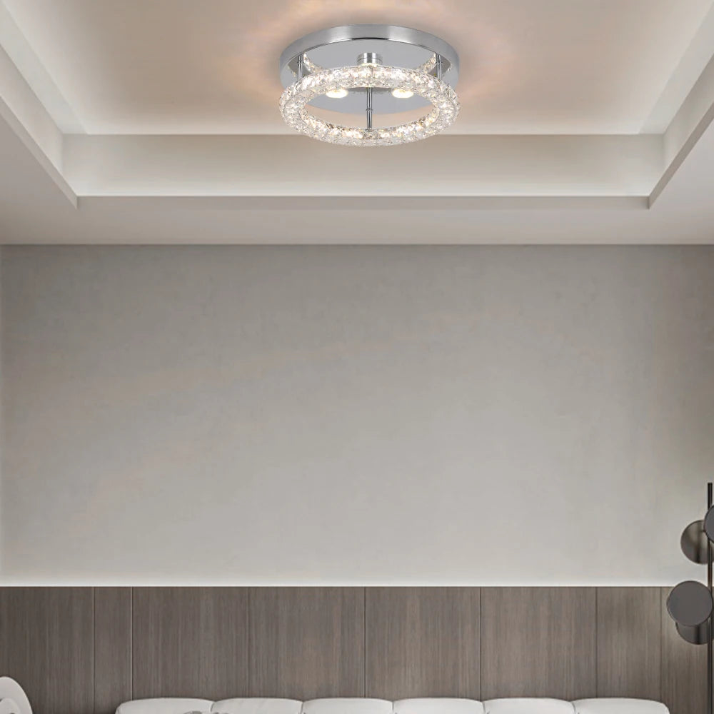 VETRULUS Crystal Chandelier Luxury Pendant Ceiling Lamp For Home