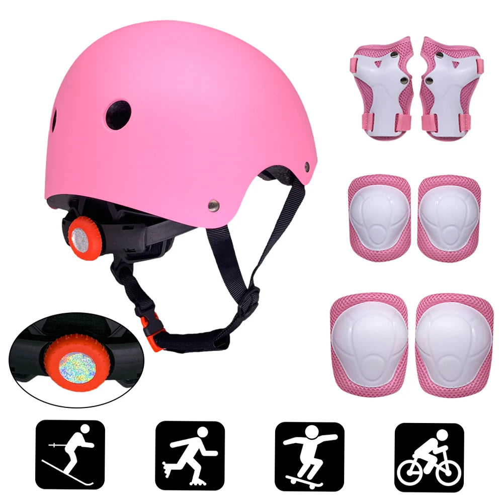 Kids Helmet and Protective Pads for Scooter and Skateboarding