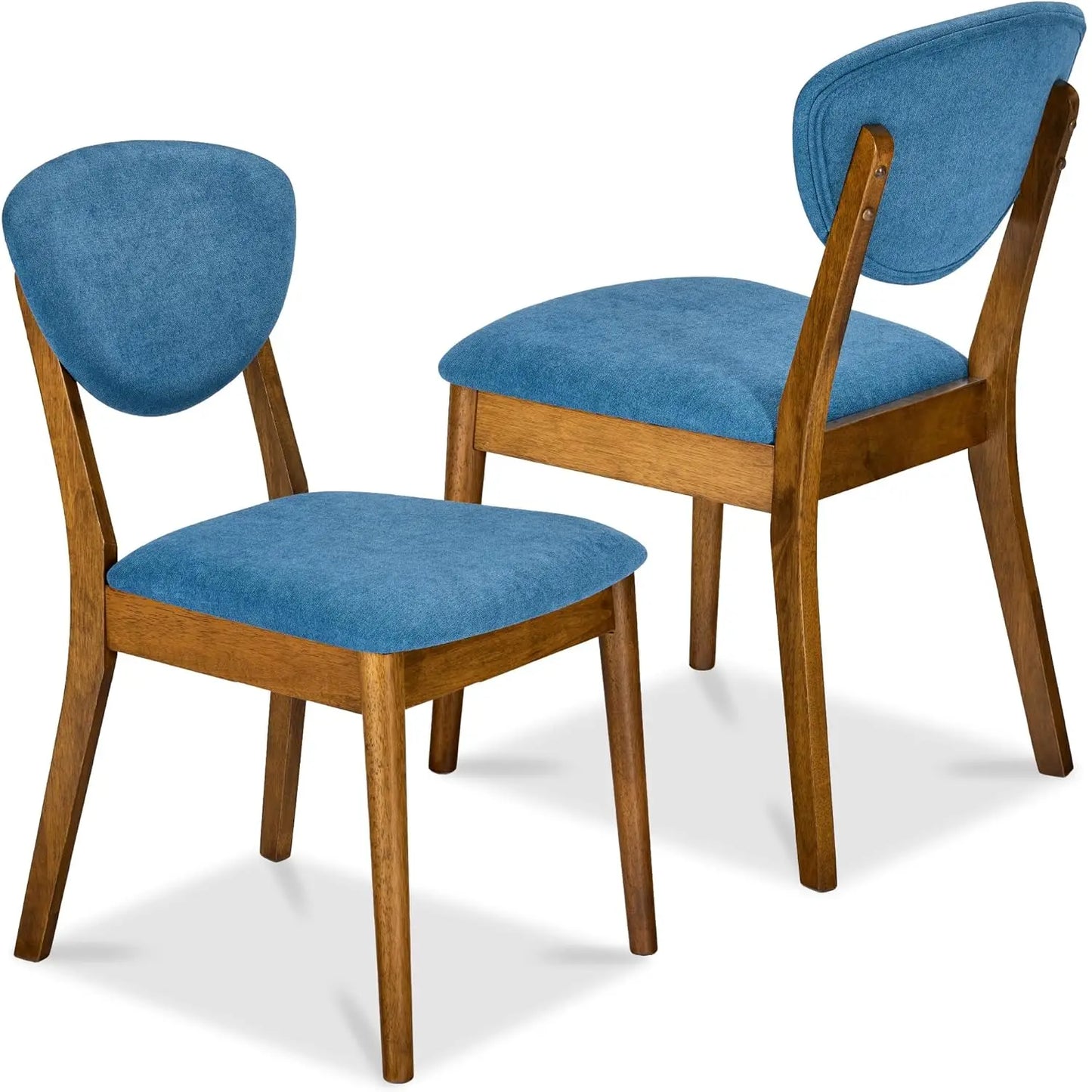 Mid Century Modern Dining Chairs With Padded Backrest