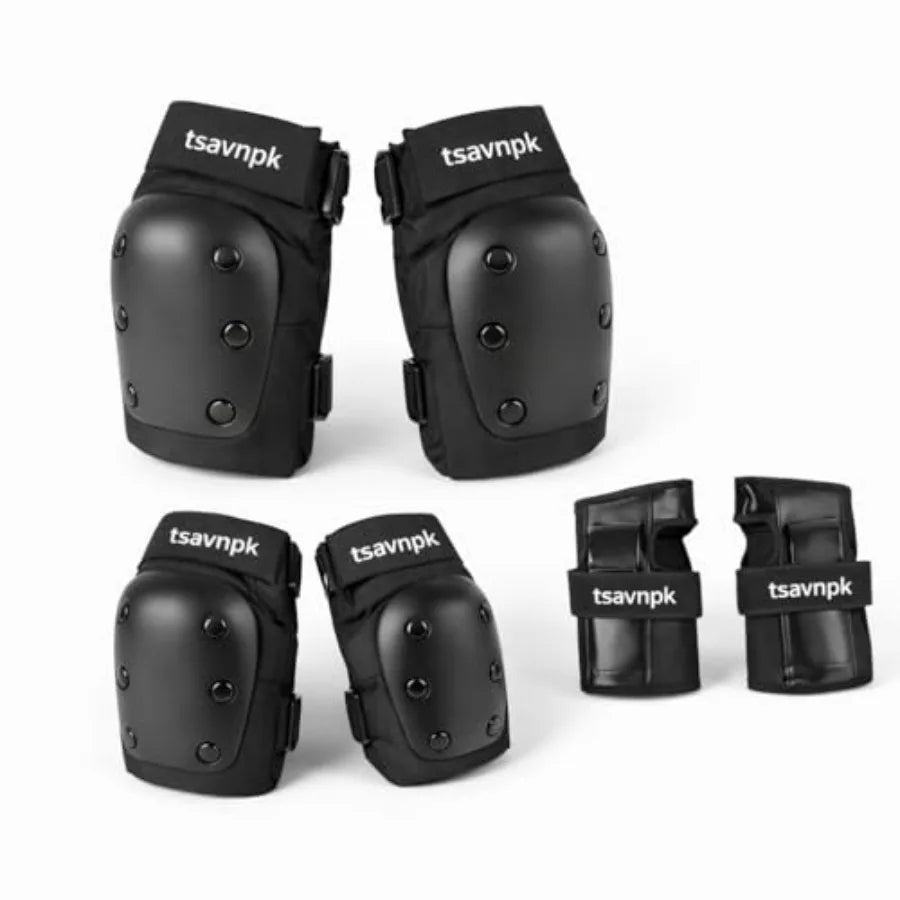 Adult Knee And Elbow Pads With Wrist Guards Protective Gear