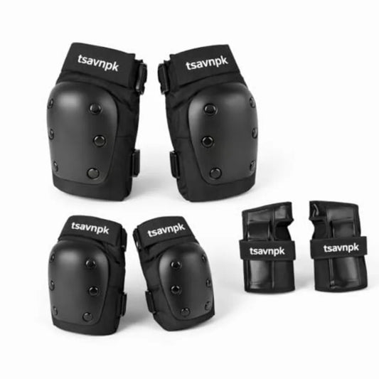 Adult Knee And Elbow Pads With Wrist Guards Protective Gear