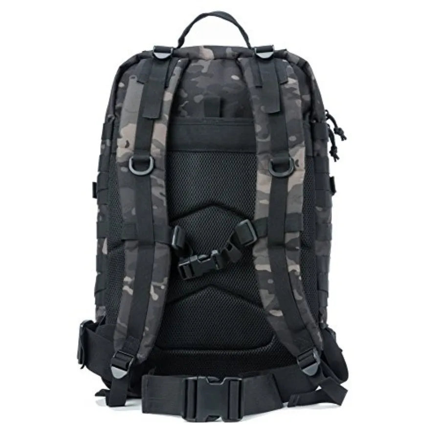 Military Tactical Backpack Canvas Molle Bag Unisex Outdoor