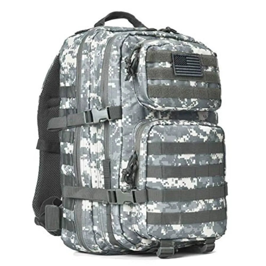 Canvas Military Tactical Backpack Molle Assault Pack
