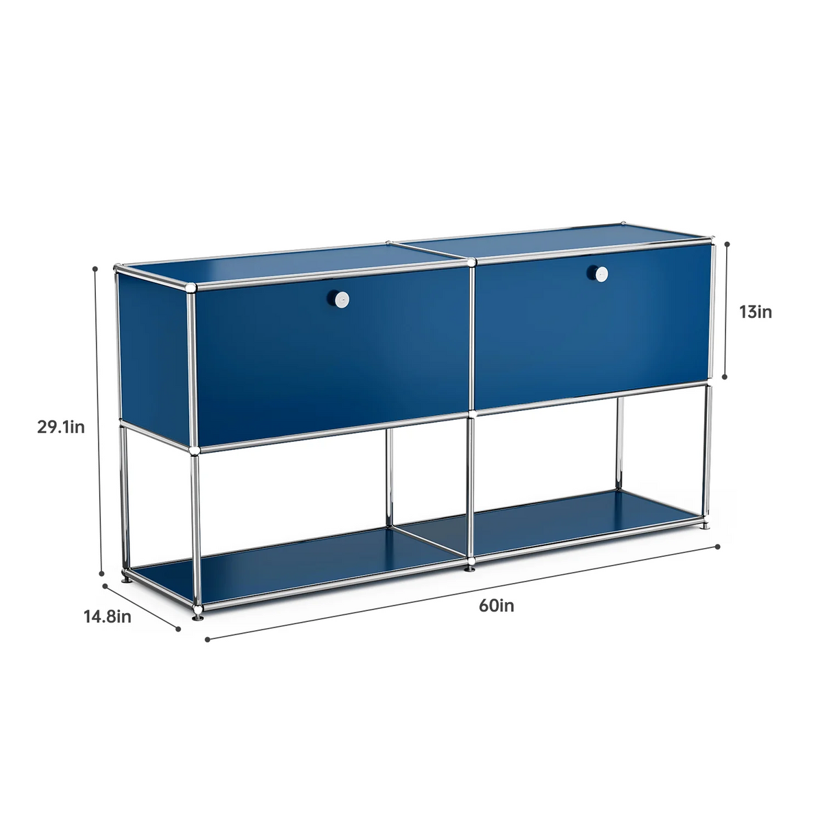 Cottinch Modern Metal Storage Cabinet Sideboard Organizer for Home