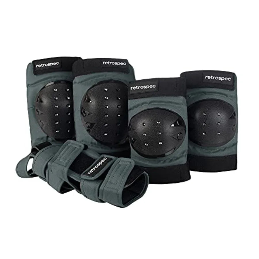 Protective Knee Elbow Wrist Guard Set For Skateboarding