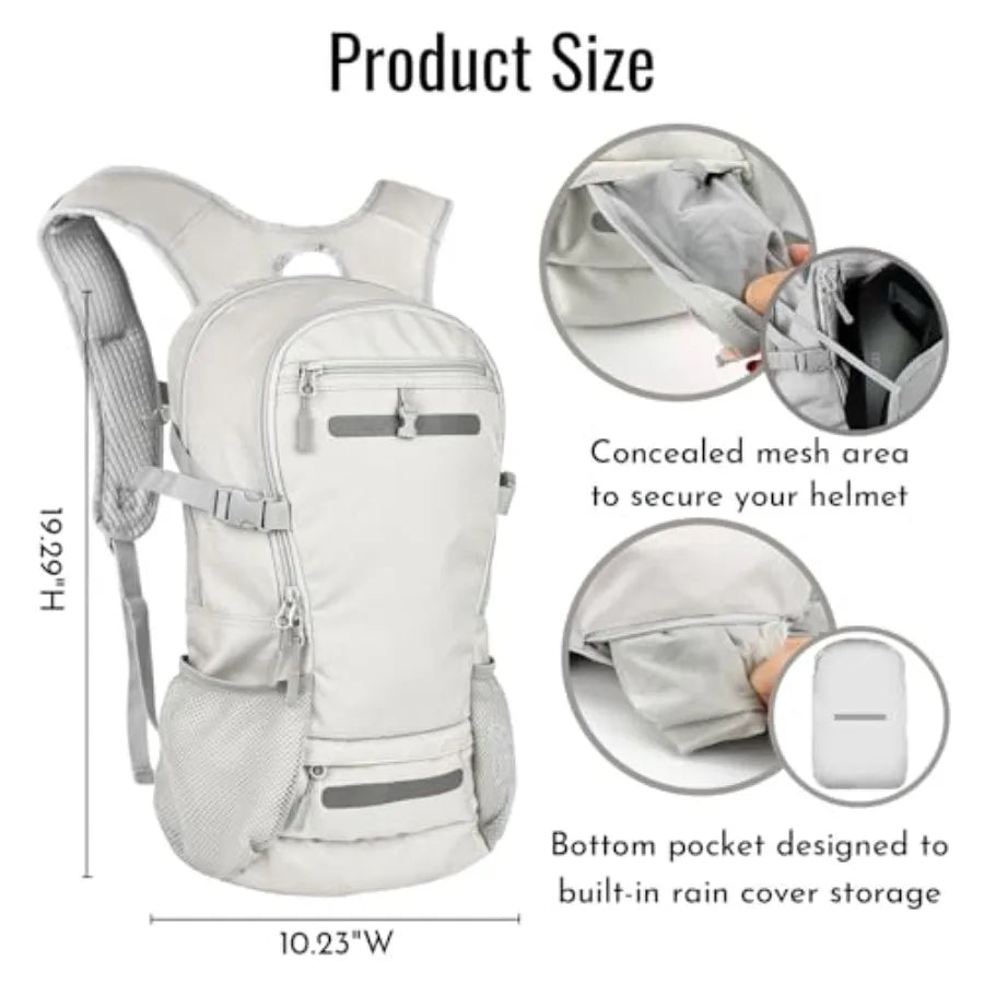 20L Hiking Backpack With 3L Hydration Bladder And Insulated Compartment