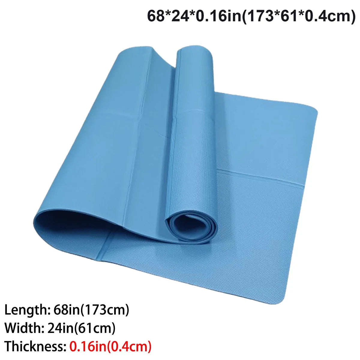 Eco Friendly Foldable Yoga Mat EVA Travel Exercise Pad