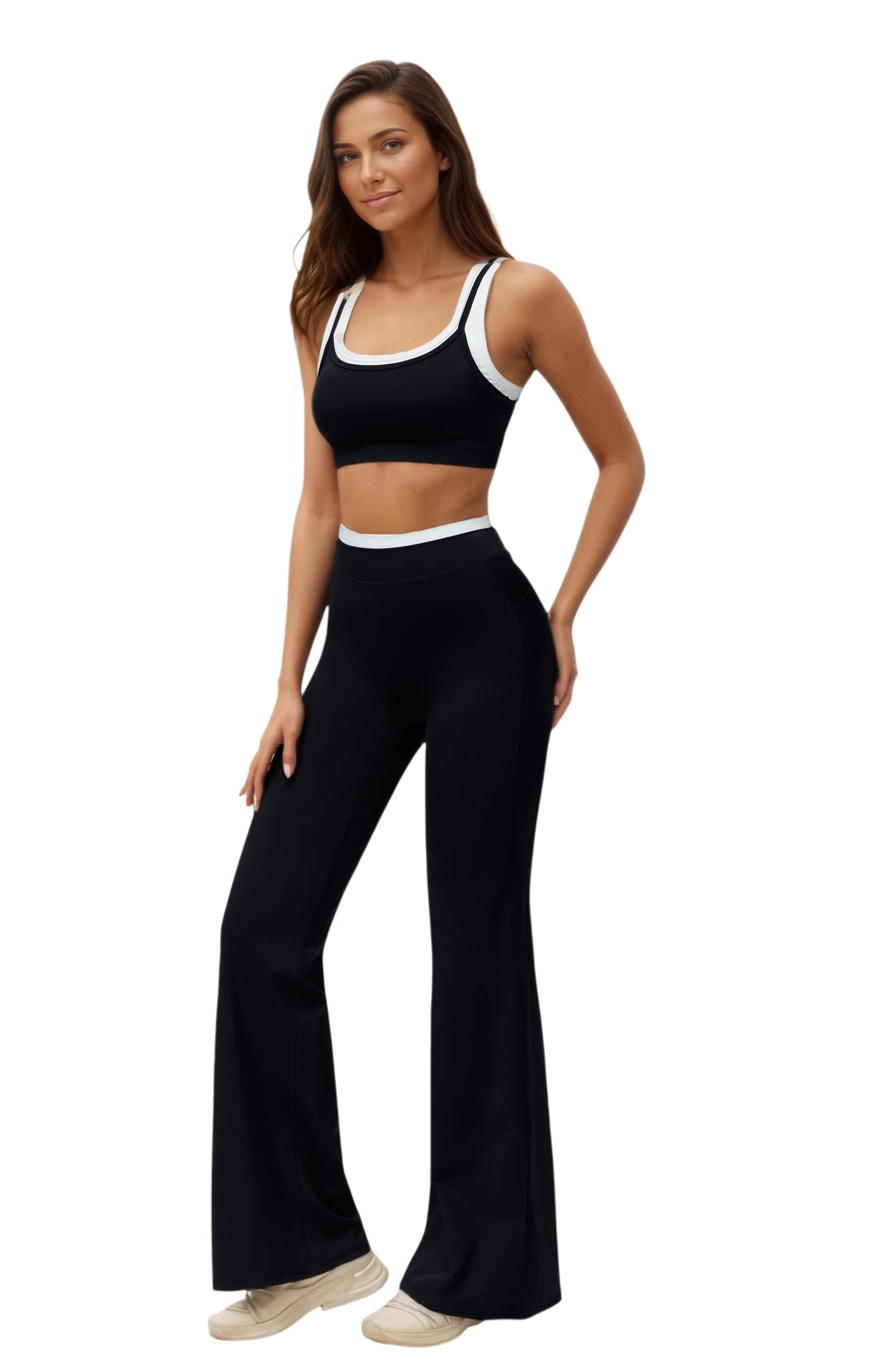 Airila Women's Yoga Set 2-Piece High-Waisted Crop Top Sportswear