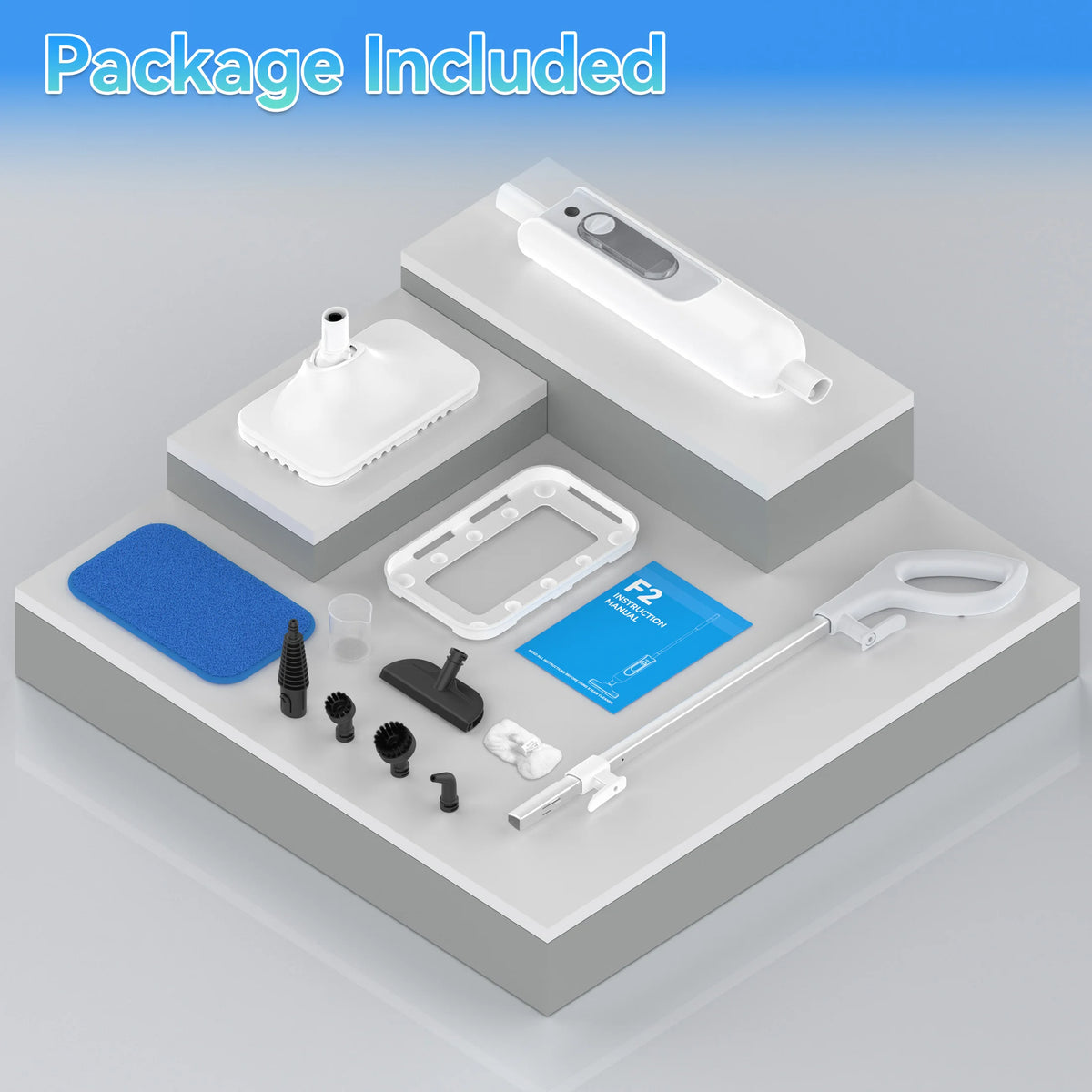 INSE Powerful 6 In 1 Detachable Electric Floor Steam Mop