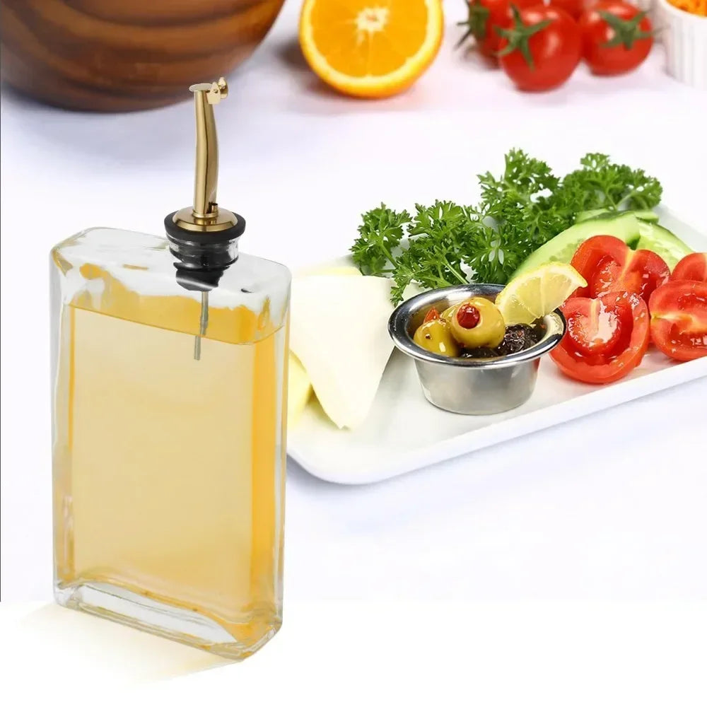Glass Cooking Oil Dispenser Bottle For Oil And Vinegar Pouring