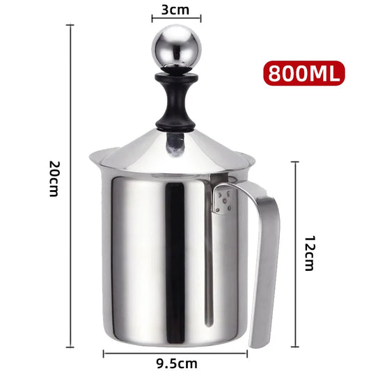 Balashov Rechargeable Stainless Steel Milk Frother And Foam Mixer