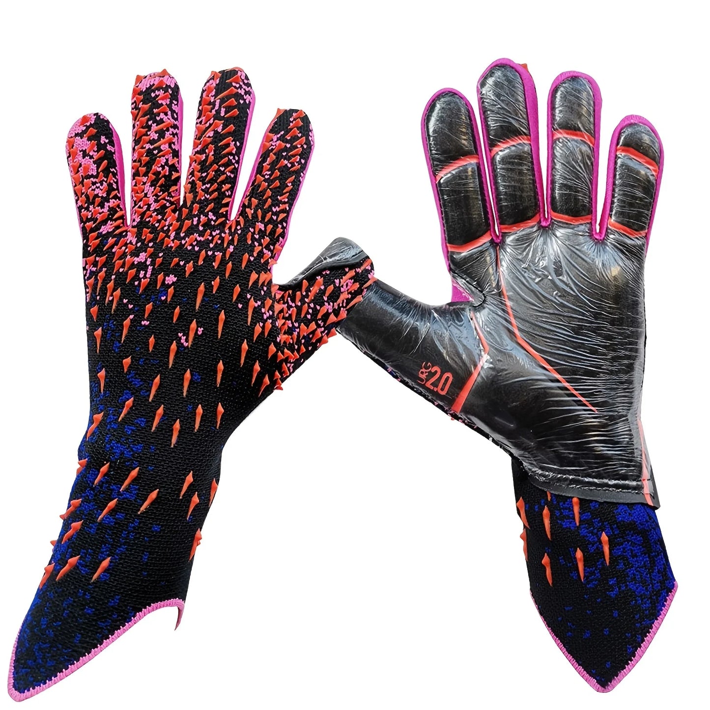 GKHMNEW Soccer Goalkeeper Gloves With Enhanced Latex Palm Grip For Training