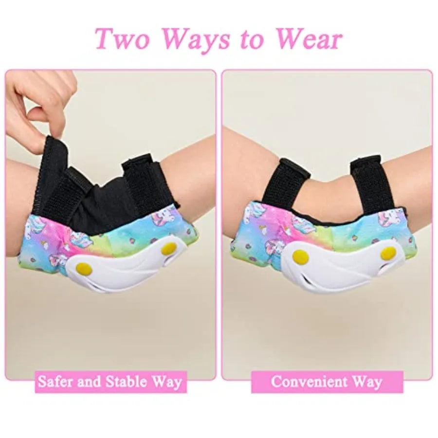 Toddler Protective Gear Set Knee Elbow Wrist Guards With Bag