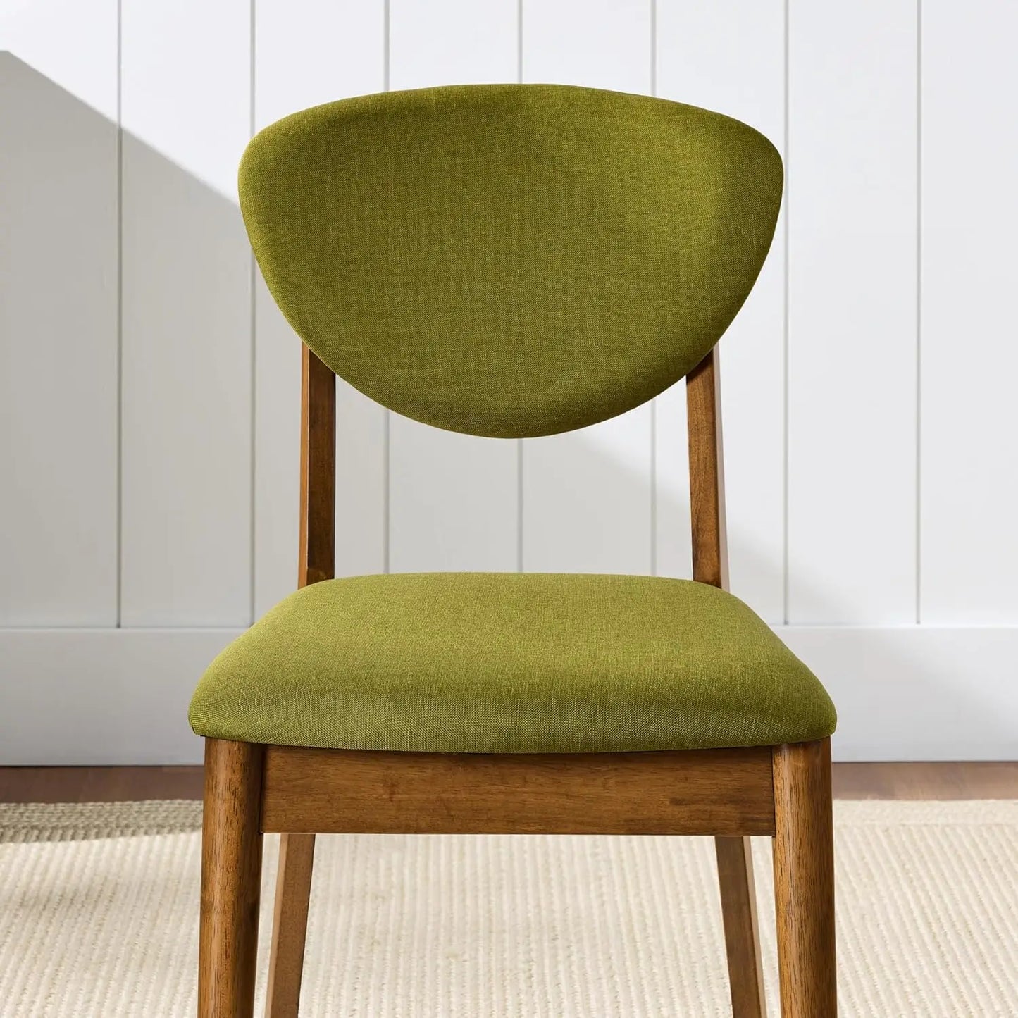 Mid Century Modern Dining Chairs With Padded Backrest
