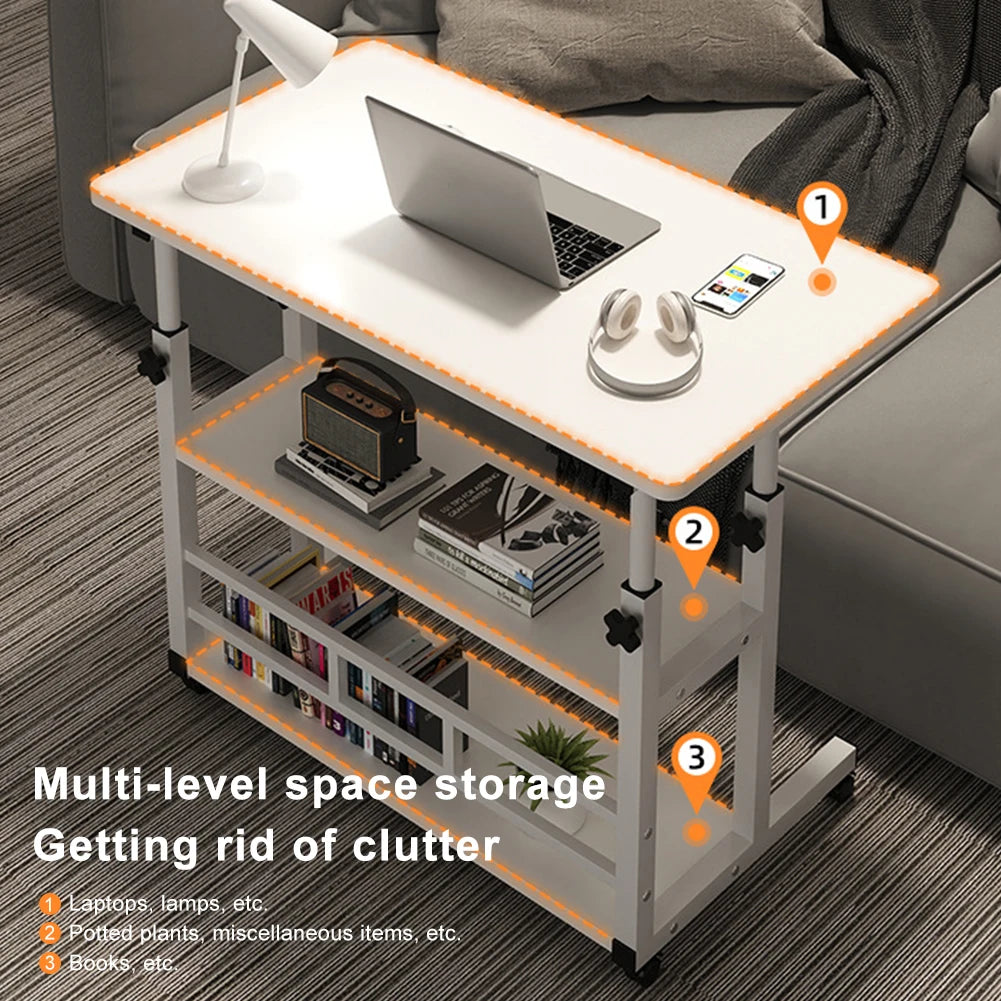 APWIKOGER Height Adjustable Standing Desk Wooden Workstation For Home Office