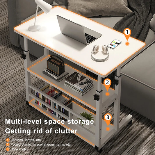 APWIKOGER Height Adjustable Standing Desk Wooden Workstation For Home Office