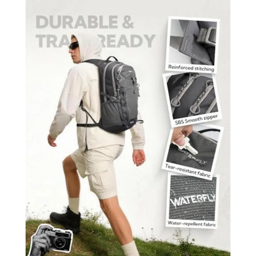 Canvas Hiking Daypack For Outdoor Adventures Unisex