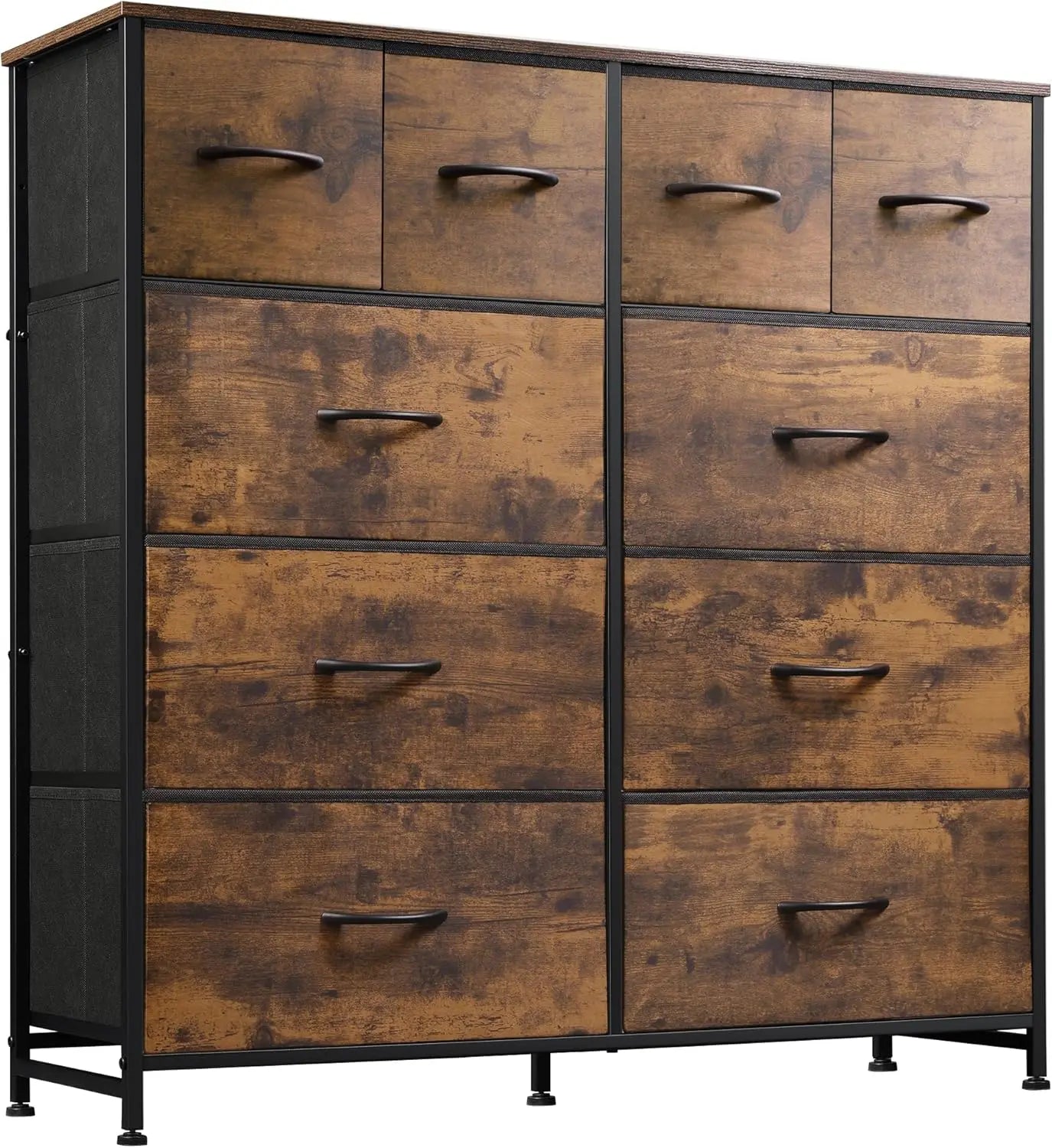 WLIVE Ten Drawer Fabric Dresser for Bedroom and Living Room