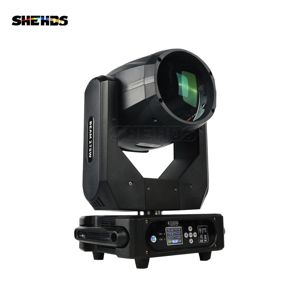 SHEHDS Bulb Beam 275W Moving Head Lighting 8+8+8-Prism With Flight Case For Dj Disco Night Club Wedding Stage Equipment