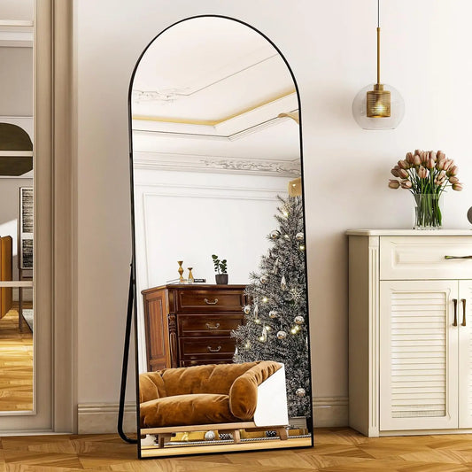 HARRITPURE Full Length Floor Mirror With Aluminum Frame