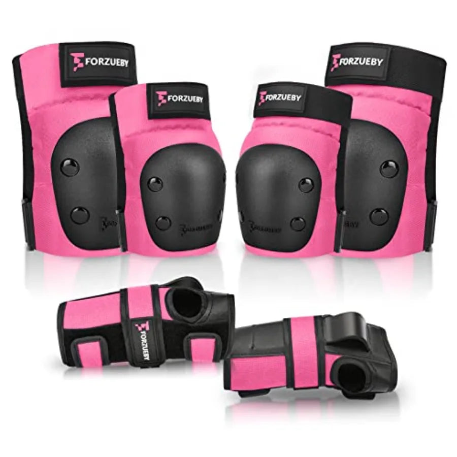 SixInOne Protective Gear Set Knee Elbow Wrist Pads Inline Skating