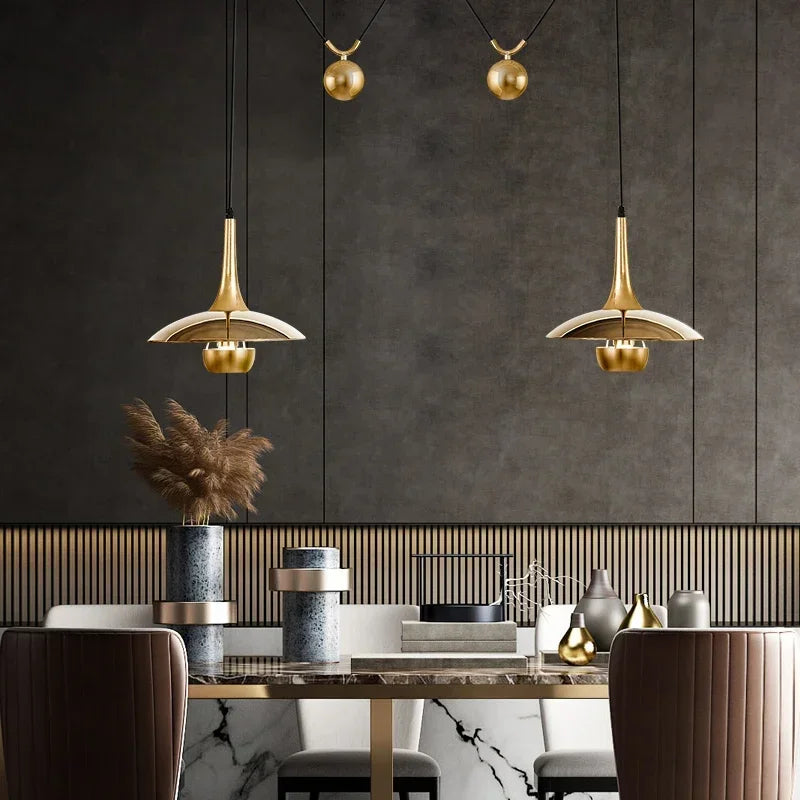 Modern Adjustable Pendant Chandelier for Bedroom and Dining Room