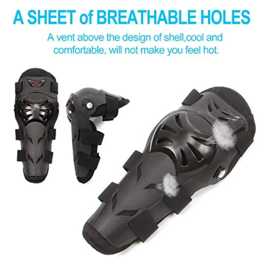 Motocross Knee Elbow Protection Pads Set For Adults