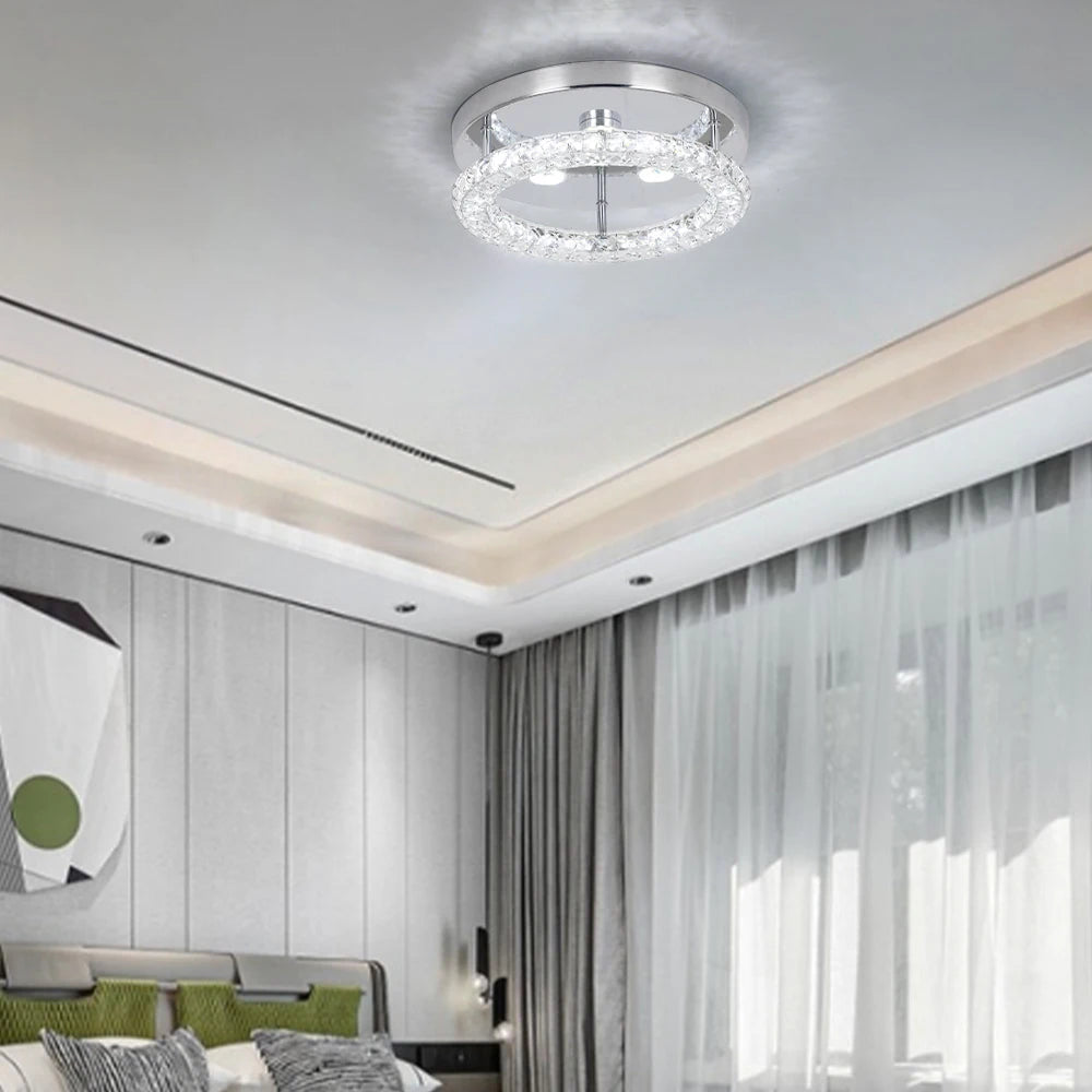 VETRULUS Crystal Chandelier Luxury Pendant Ceiling Lamp For Home