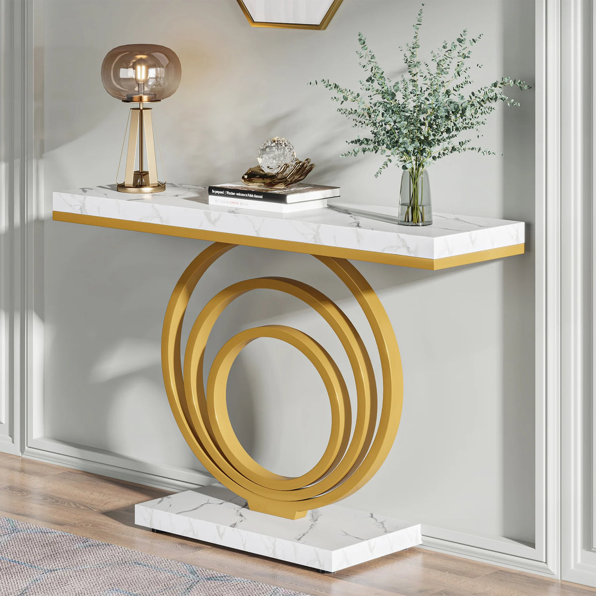 Tribesigns Modern Entryway Console Table for Living Room