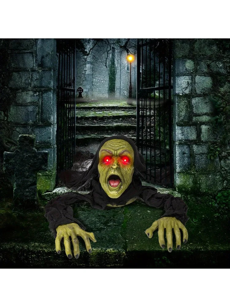 Joyfy Outdoor Zombie Groundbreaker Halloween Yard Decoration