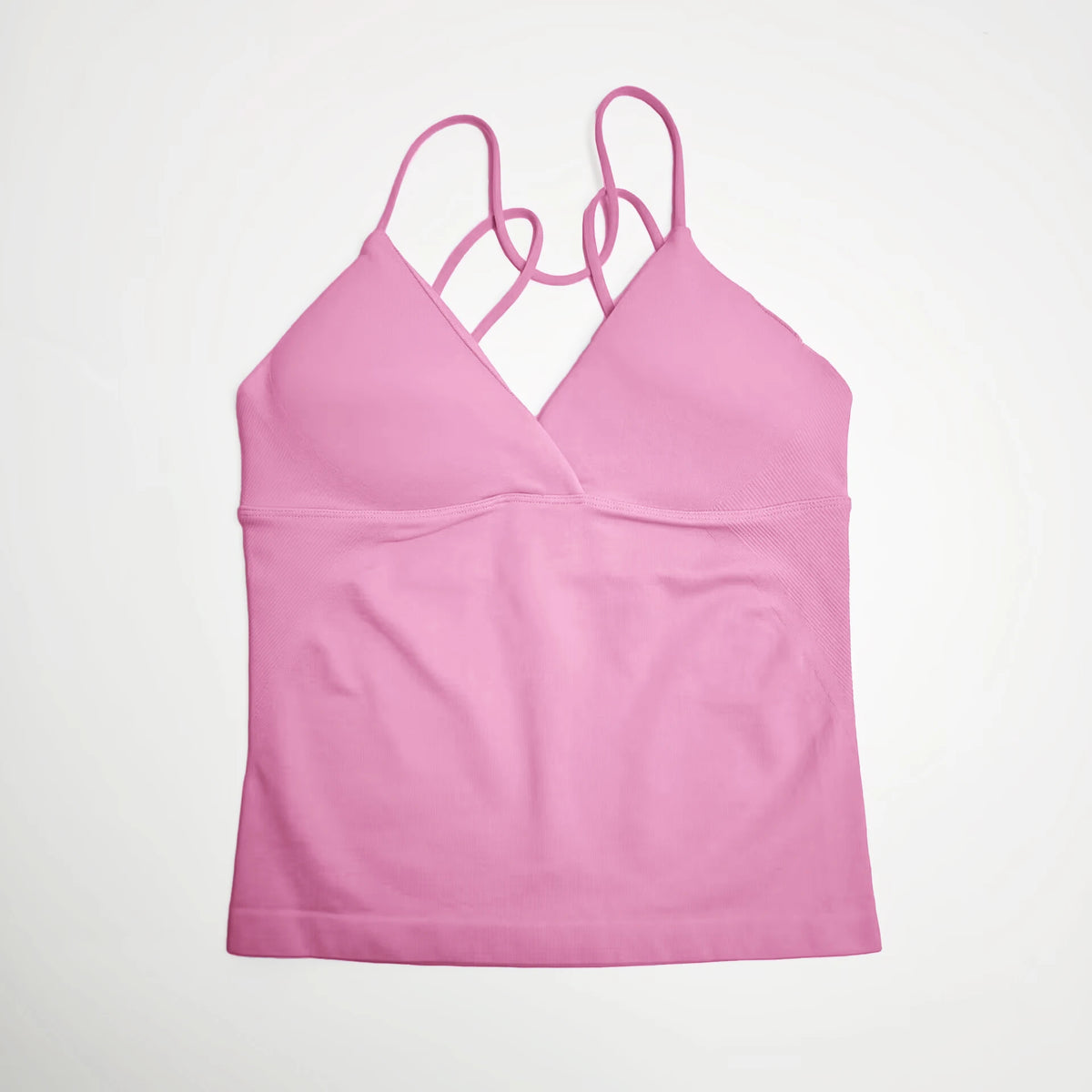 NCLAGEN Women's Twist Front Seamless Yoga Workout Tank Top