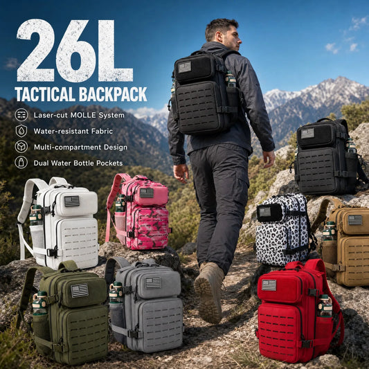 ReFire Gear Tactical Backpack With Molle System And Cup Holders