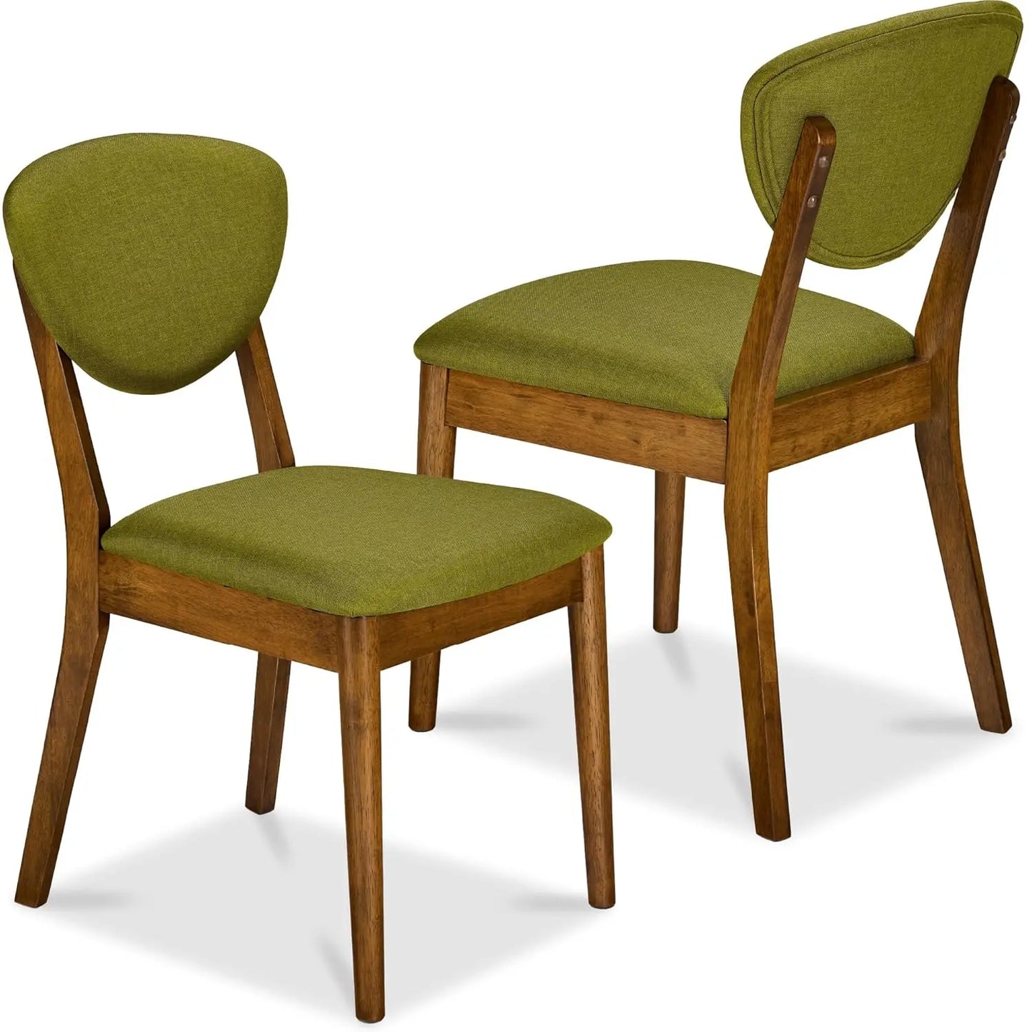 Mid Century Modern Dining Chairs With Padded Backrest