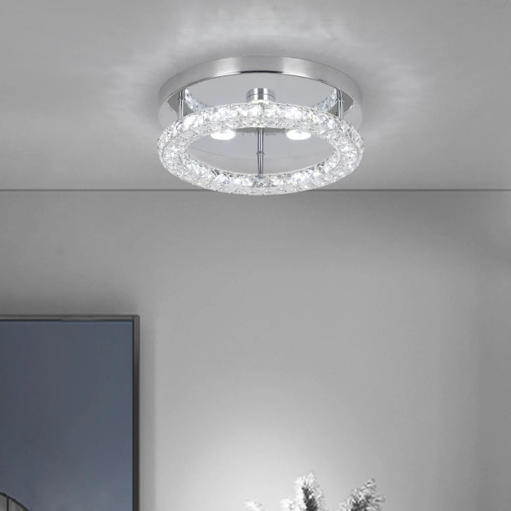 VETRULUS Crystal Chandelier Luxury Pendant Ceiling Lamp For Home