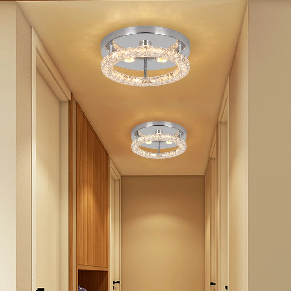 VETRULUS Crystal Chandelier Luxury Pendant Ceiling Lamp For Home