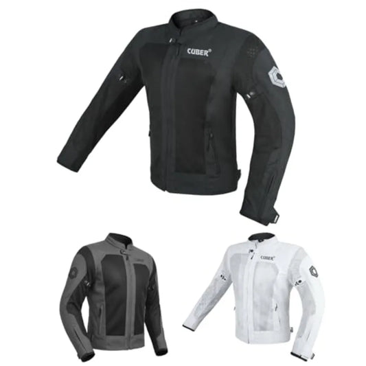 Mens Motorcycle Breathable Mesh Jacket With CE Armor