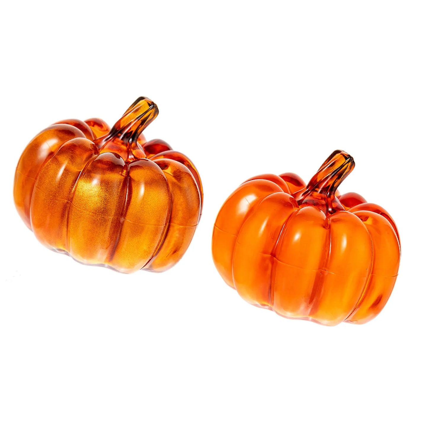 5Pairs LED Pumpkin Lamps Battery Powered Luminous Decor Light for Indoor Outdoor Tabletop Holiday Decoration Pumpkin Decor Light