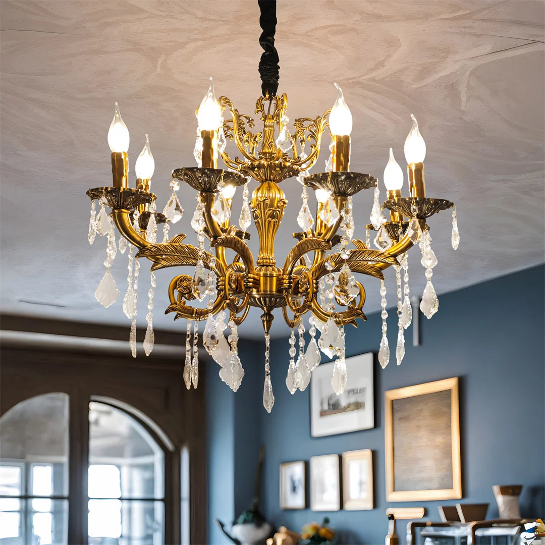 Vrygle LED Candle Pendant Ceiling Fixture for Dining and Kitchen Lights
