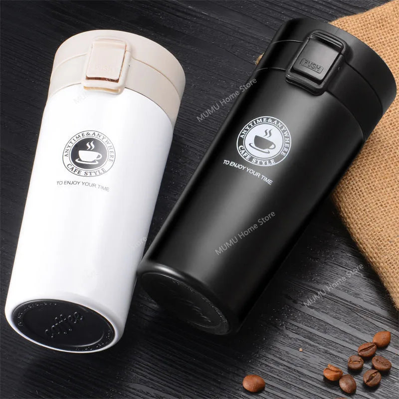 Vacuum Insulated Stainless Steel Thermos Flask Leak Proof Mug