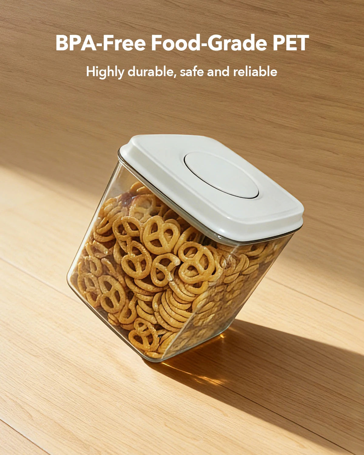 ANKOU One-Click BPA-Free Three-Piece Airtight Food Storage Containers