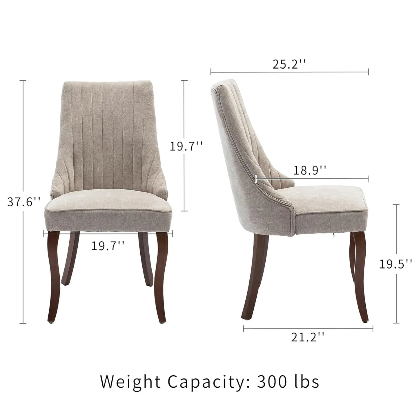 Velvet Upholstered Dining Chairs Set Of 6 With Wood Legs