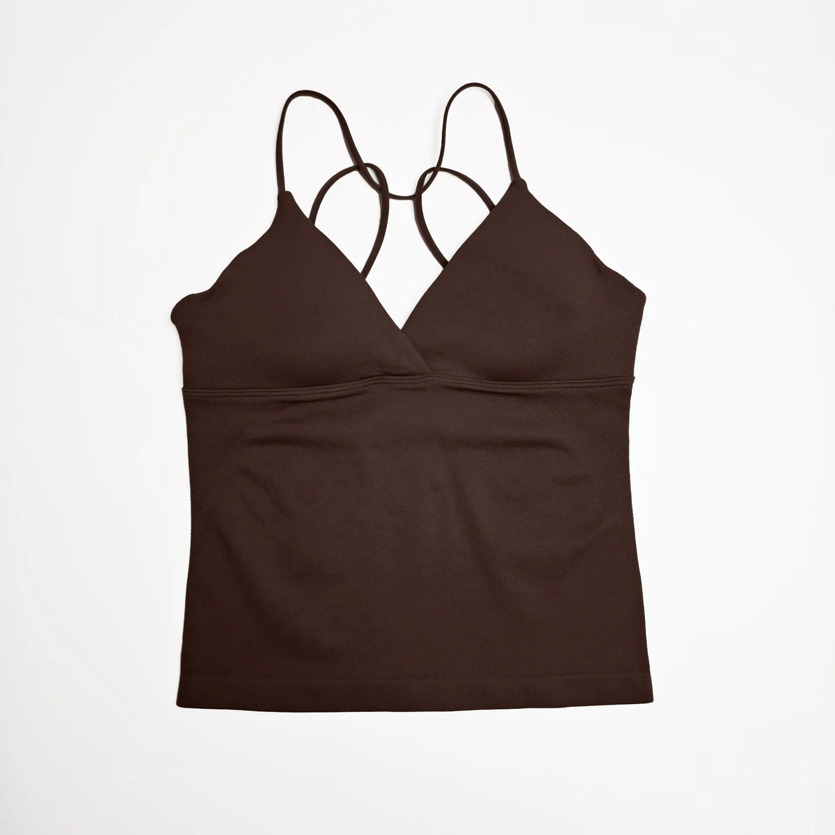 NCLAGEN Women's Twist Front Seamless Yoga Workout Tank Top