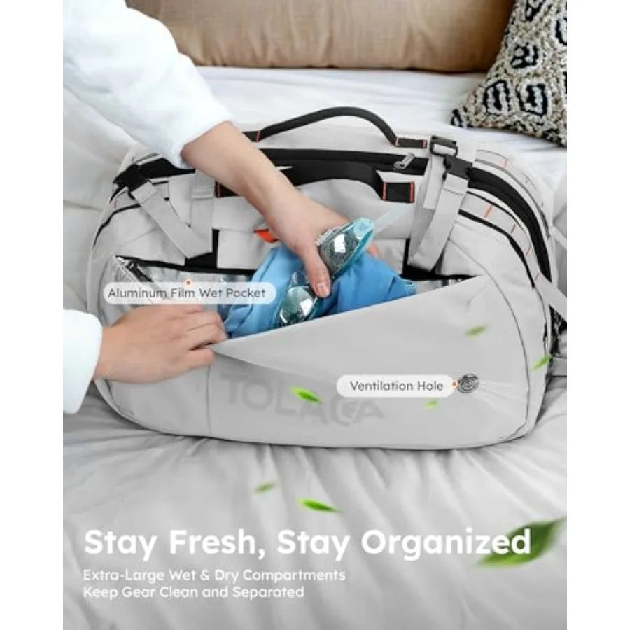 Unisex Travel Laptop Backpack Expandable Carry On TSA