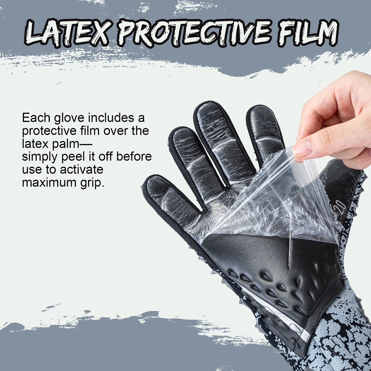 GKHMNEW Soccer Goalkeeper Gloves For Youth And Adults With Latex Palm Grip