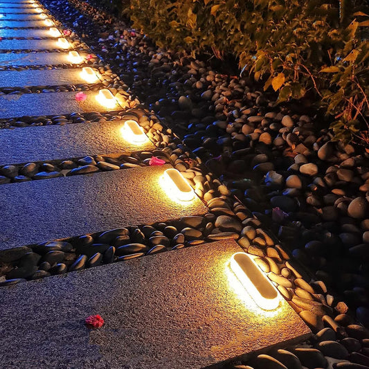 IP68 Waterproof Solar Deck Outdoor LED Step Garden Lights