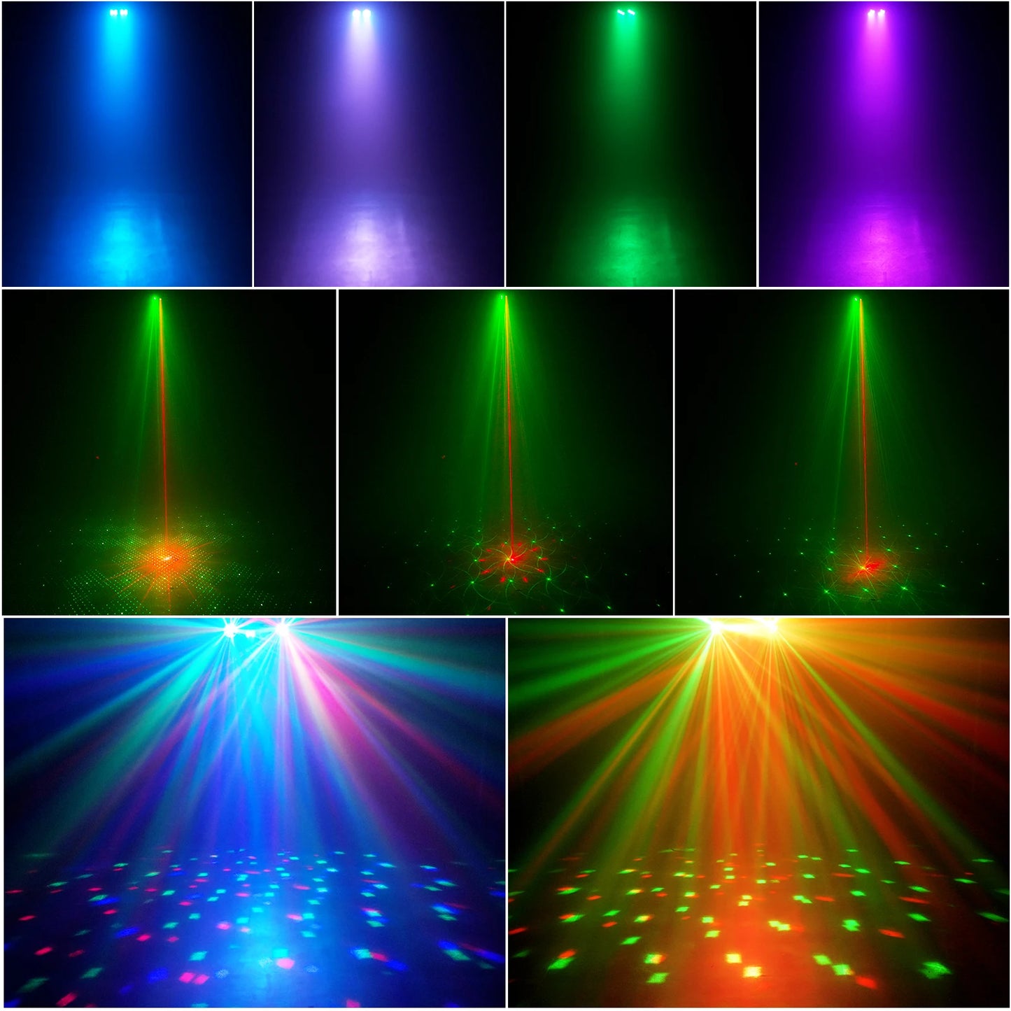 U'King Mini 5In1 Bracket Light Remote Stage DJ Ball Effects